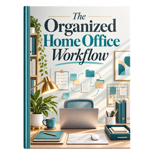 The Organized Home Office Workflow ebook cover