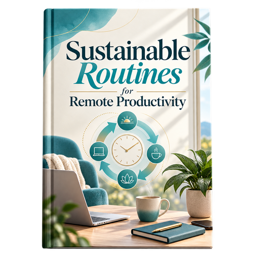 Sustainable Routines for Remote Productivity ebook cover